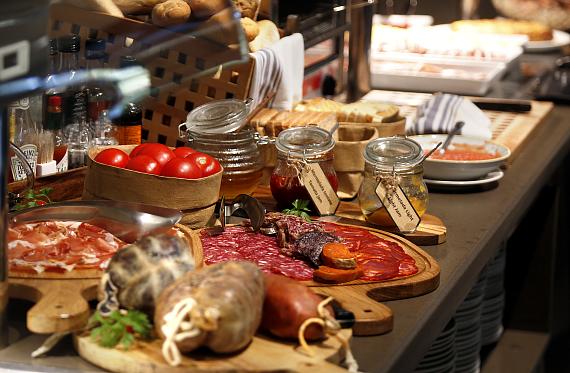 Breakfast Brunch Buffet Wilson Boutique Hotel Barcelona Spain